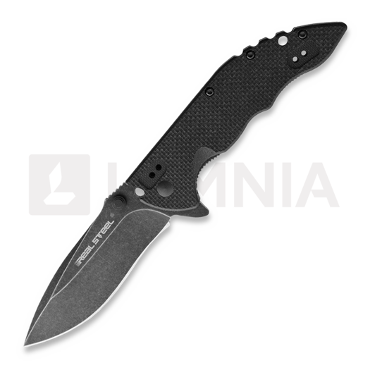RealSteel E77 Flipper All Black összecsukható kés 5111
