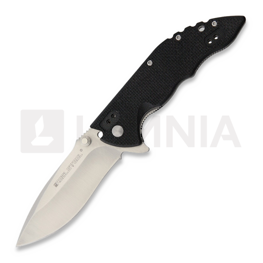 Nóż składany RealSteel E77 Flipper Satin Black 5112