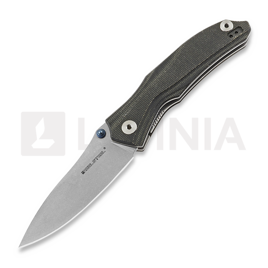 RealSteel E802 Horus Black/Micarta Taschenmesser 7435