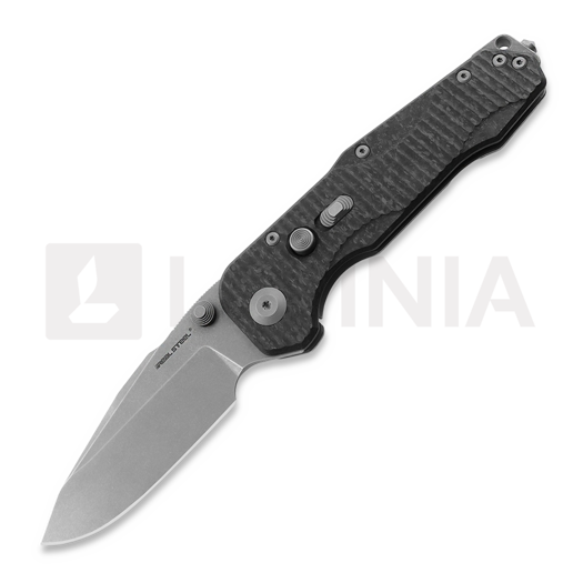 RealSteel Evolution Drop Point, Titanium/Shred Carbon Fibre 9913