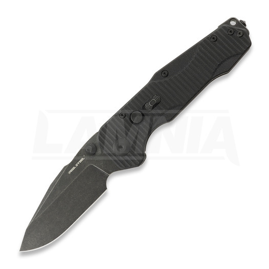 RealSteel Evolution Ironclad Drop Point, Black G-10, Blackwash 7911BB