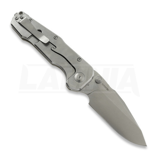 RealSteel Evolution Ironclad Drop Point, Black G-10, Stonewash 7911SB