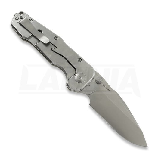 RealSteel Evolution Ironclad Drop Point, Grey G-10, Stonewash 7911SG