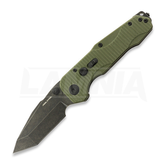 RealSteel Evolution Ironclad Tanto, Green G-10, Blackwash 7912BG