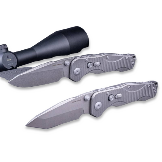 Zav&iacute;rac&iacute; nůž RealSteel Evolution Tanto, Grey Stonewash, Titanium 9912