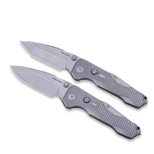 Zav&iacute;rac&iacute; nůž RealSteel Evolution Tanto, Grey Stonewash, Titanium 9912