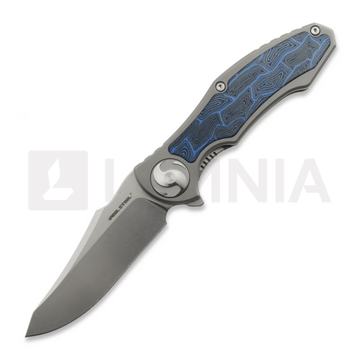 Сгъваем нож RealSteel Exorcist, Blue Damascus G-10 9412BD