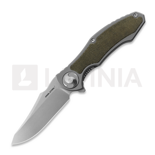 Saliekams nazis RealSteel Exorcist, Green Micarta 9412GM