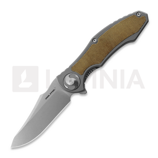 RealSteel Exorcist vouwmes, Natural Micarta 9412NM