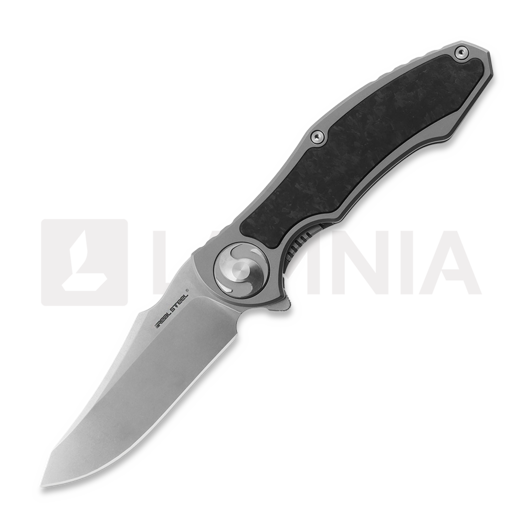RealSteel Exorcist vouwmes, Titanium/Shred Carbon Fiber 9412CF