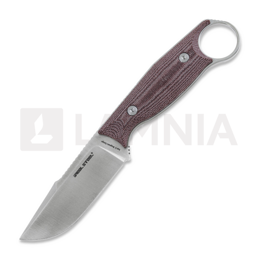 มีด RealSteel Furrier Harpoon, red micarta 3612RM