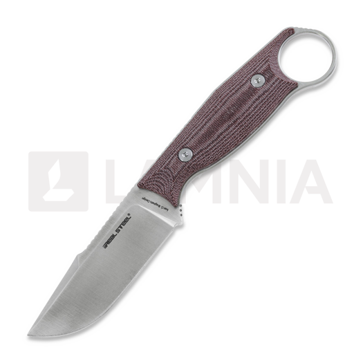 มีด RealSteel Furrier Harpoon, red micarta 3612RM