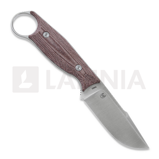 RealSteel Furrier Harpoon kniv, red micarta 3612RM