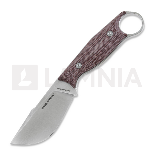 RealSteel Furrier Skinner knife, red micarta 3611RM