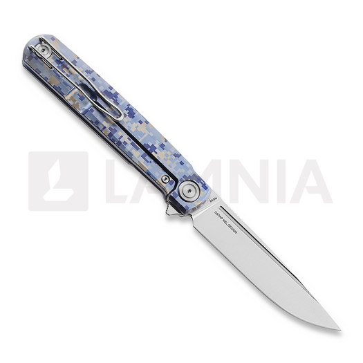 RealSteel G-Frame sulankstomas peilis, Blue Digicamo 7874TC09