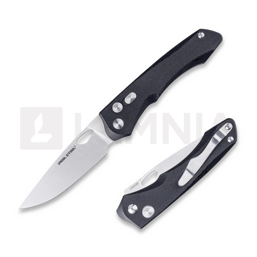 RealSteel Griffin Pro Black G10 folding knife 7131BS