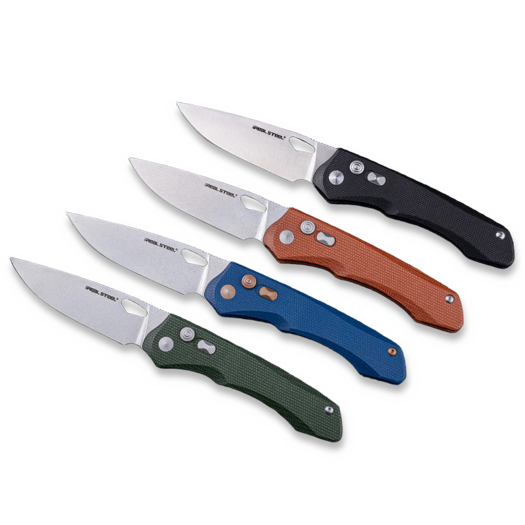 RealSteel Griffin Pro Green Natural Micarta foldekniv 7131GM