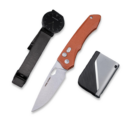 Nóż składany RealSteel Griffin Pro Natural Micarta 7131NM
