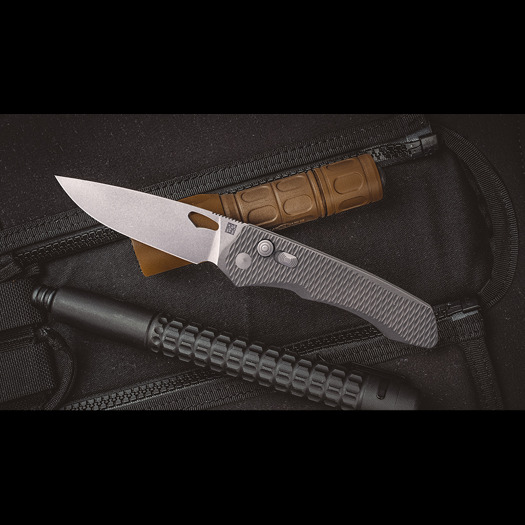 RealSteel Griffin Ultimatum kääntöveitsi, Stonewash 7131T2