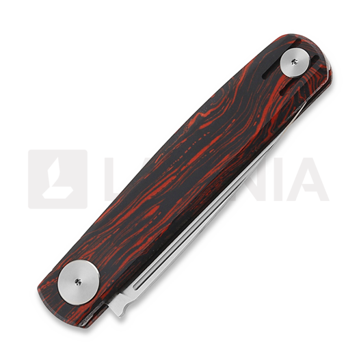 RealSteel Gslip Compact kääntöveitsi, Damascus G10, Ocean Red 7865OR