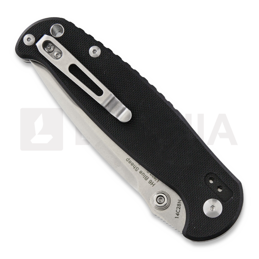 Zavírací nůž RealSteel H6 Linerlock Black Stonewashed 7762