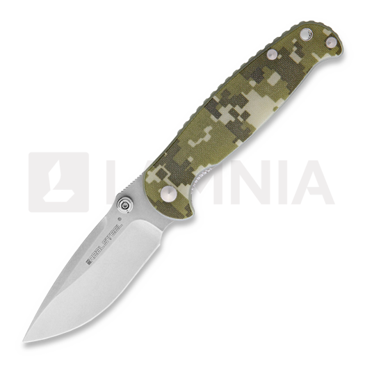 Navalha RealSteel H6 Linerlock, camo bright 7767