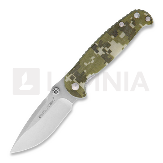 RealSteel H6 Linerlock folding knife, camo bright 7767