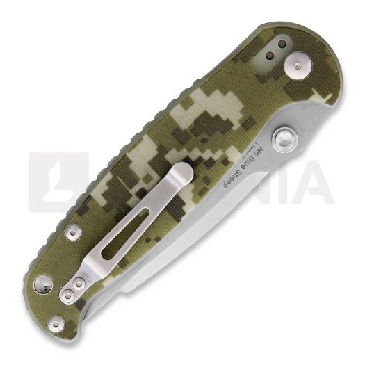 RealSteel H6 Linerlock sulankstomas peilis, camo bright 7767