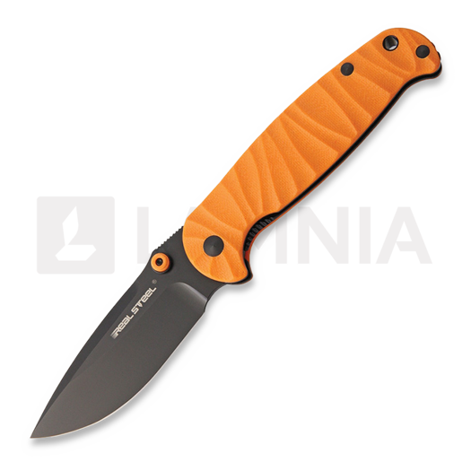 RealSteel H6 Orange Black Blade kääntöveitsi 7782