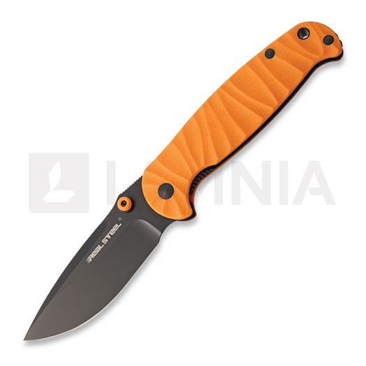RealSteel H6 Orange Black Blade fällkniv 7782