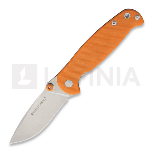 RealSteel H6-S1 Framelock folding knife, orange 7776