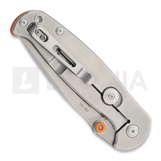 RealSteel H6-S1 Framelock 折叠刀, 橙色 7776