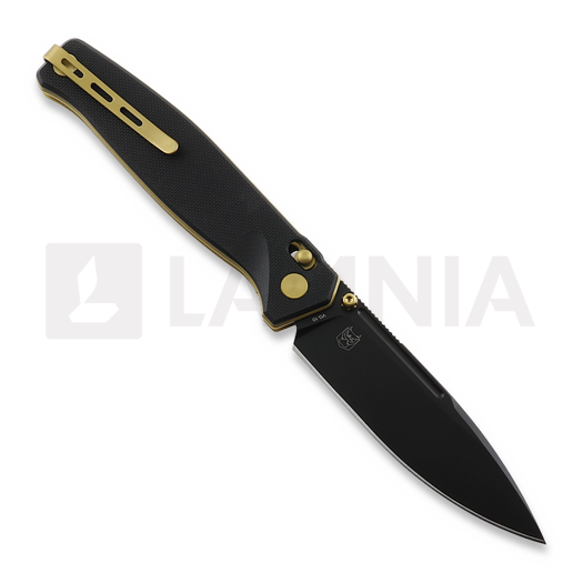 RealSteel Huginn, Black With Gold Hardware 7652BG