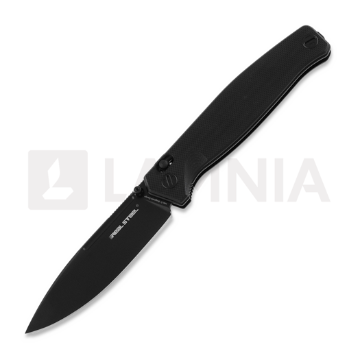 Nóż składany RealSteel Huginn, full black 7652B