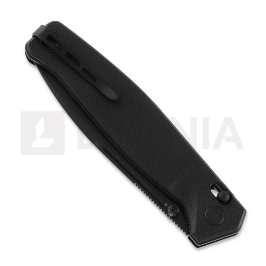 Skladací nôž RealSteel Huginn, full black 7652B