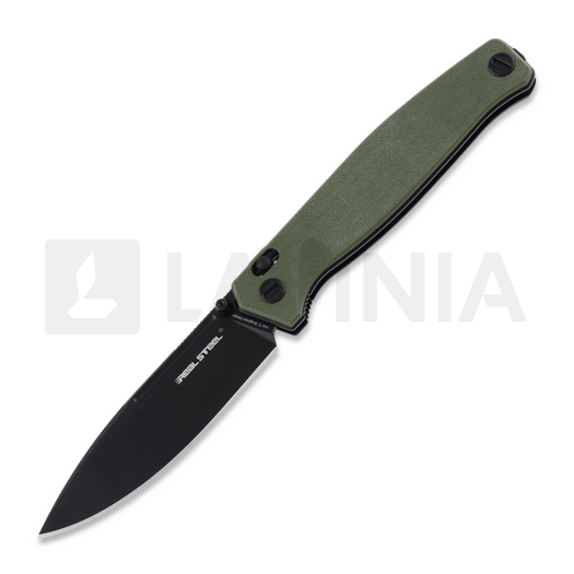 RealSteel Huginn folding knife, od green/black 7652GB