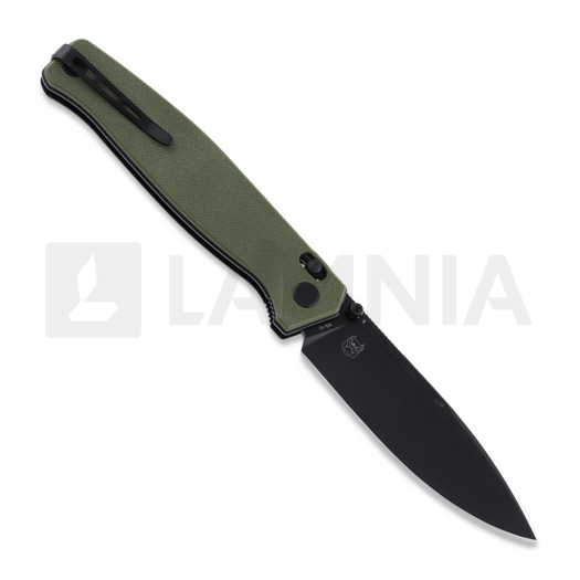 RealSteel Huginn sulankstomas peilis, od green/black 7652GB