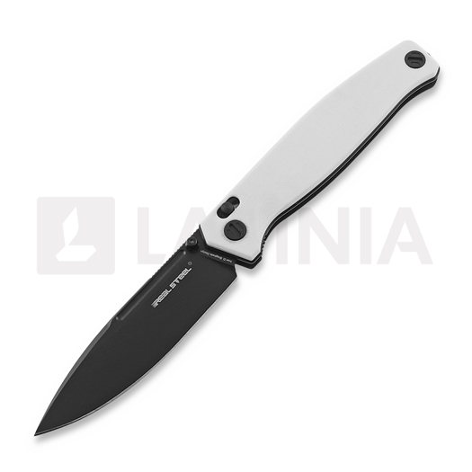 RealSteel Huginn folding knife, White/Black 7652WB
