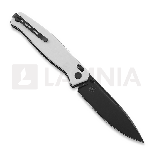 RealSteel Huginn folding knife, White/Black 7652WB