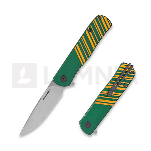RealSteel Karly Green/Gold foldekniv 6051