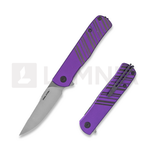 มีดพับ RealSteel Karly Satin Purple/Grey 6053