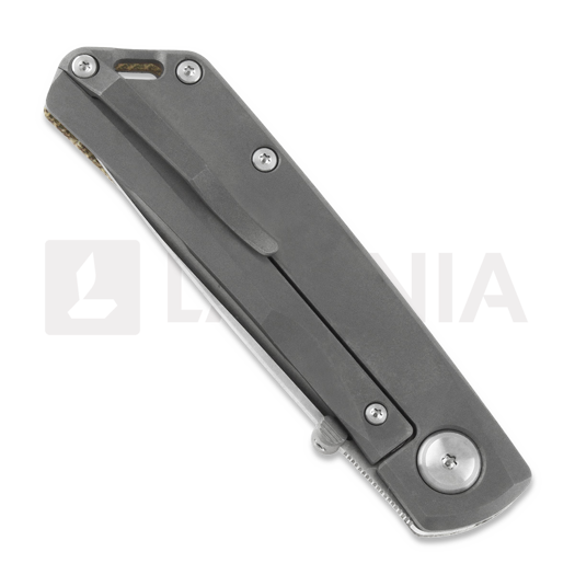 RealSteel Luna Boost Framelock sulankstomas peilis, green micarta 7074