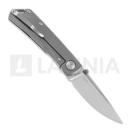 RealSteel Luna Boost Framelock kääntöveitsi, titanium 7071