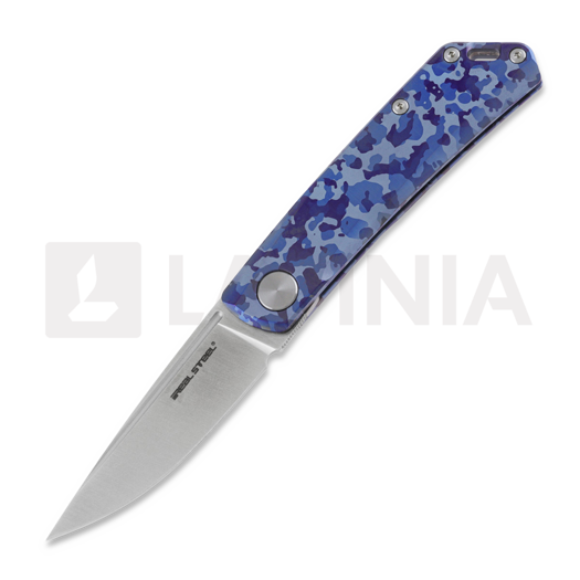 Nóż składany RealSteel Luna Ti-Patterns, blue camo 7001-TC2
