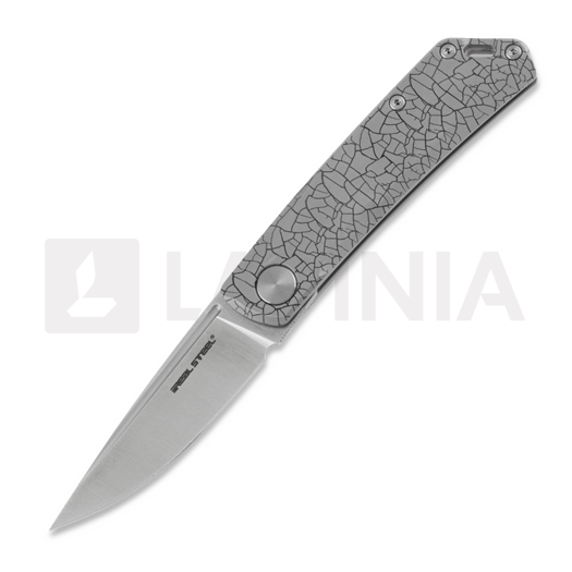 RealSteel Luna Ti-Patterns 접이식 나이프, grey crackle 7001-TC1