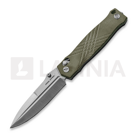 RealSteel Muninn, Green Micarta, Satin 7751GM