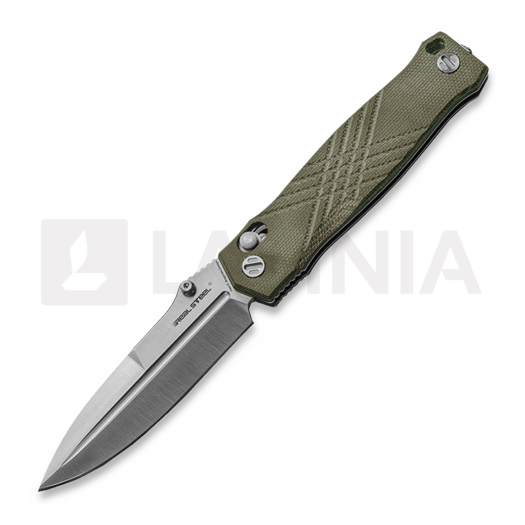 RealSteel Muninn, Green Micarta, Satin 7751GM