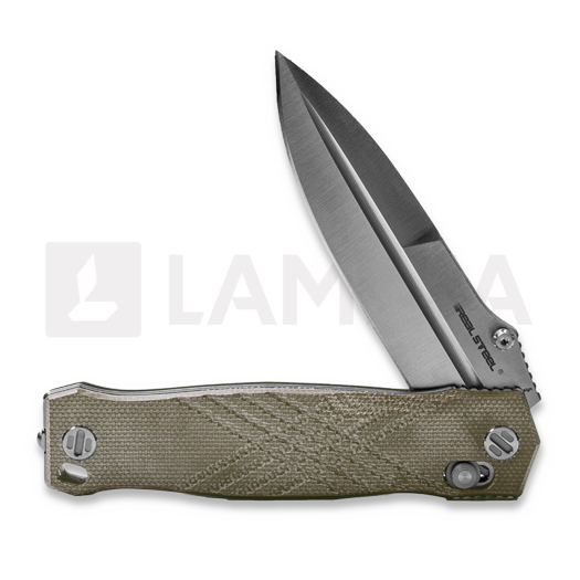 RealSteel Muninn, Green Micarta, Satin 7751GM