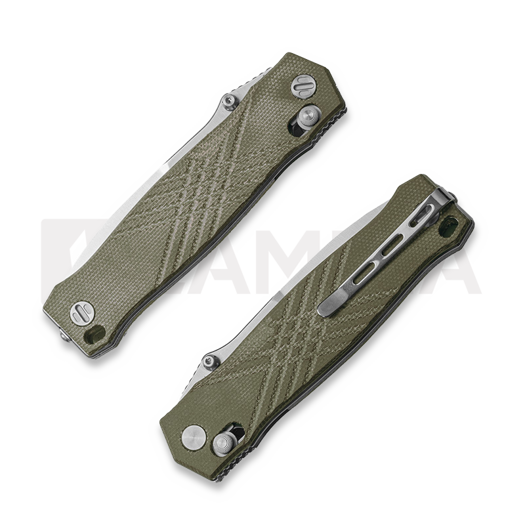 RealSteel Muninn, Green Micarta, Satin 7751GM