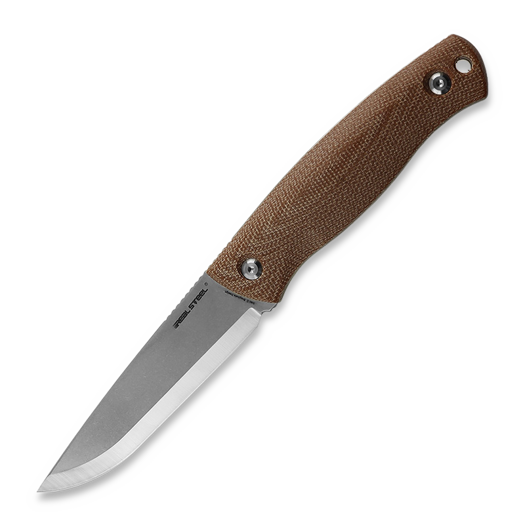 RealSteel Pathfinder Fixed, Brown Micarta 3851B